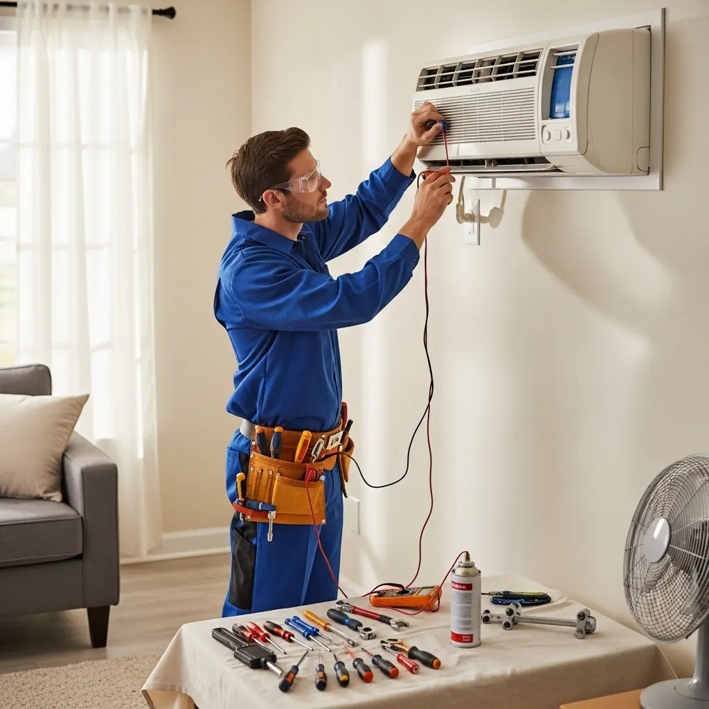 Kadıköy Hotpoint Hotpoint klima gaz dolumu ve bakım – Enerji verimliliği artırıldı. - Teknik servis örneği